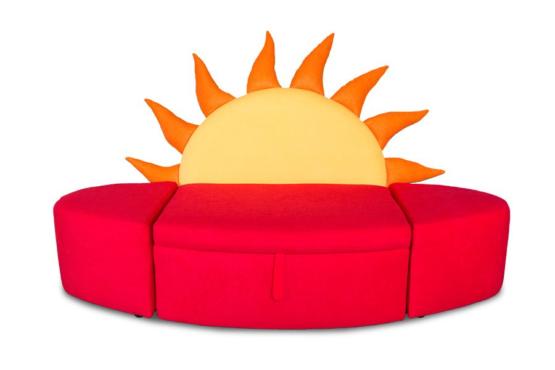 Kindersofa Sonnenaufgang